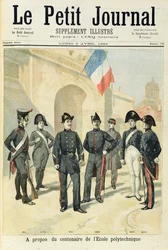 Het Eeuwfeest van de École Polytechnique, van de voorpagina van het geïllustreerde supplement van 